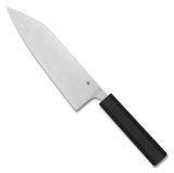 Spyderco Culinary Murray Carter Minarai Bunka Bocho kitchen knife - obverse shown. Satin CTS-BD1N stainless steel plain edge blade. Black polypropylene handle. Model K18PBK. Spyderco Culinary Murray Carter Minarai Bunka Bocho kitchen knife - obverse shown. Satin CTS-BD1N stainless steel plain edge blade. Black polypropylene handle. Model K18PBK.