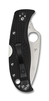 Spyderco LeafJumper Knife C262PBK 3.09" Plain Edge VG-10 Blade Black FRN