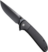 CIVIVI Badlands Vagabond Knife C2019E Black Stonewash 9Cr18MoV Blade Black FRN