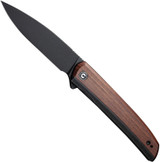 CIVIVI Savant Knife C20063B-1 Black Stonewash 14C28N Steel Blade Cuibourtia Wood