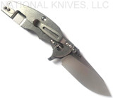 Rick Hinderer Knives Jurassic Slicer Stonewash Magnacut Blade SW L/S Black
