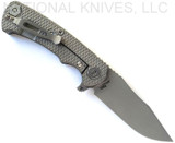 Rick Hinderer Knives Project X Knife WF MagnaCut Blade WF L/S Black G-10