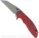 Rick Hinderer Knives XM-18 FATTY Wharncliffe 3.5" Working Finish S45VN Blade Red