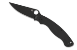 Spyderco Military 2 Folding Knife C36GPBK2 Black S30V PlainEdge Blade Black G-10