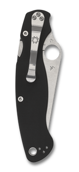 Spyderco Military 2 Folding Knife C36GPS2 Satin S30V ComboEdge Blade Black G-10