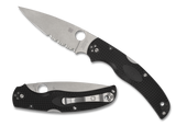 Spyderco Native Chief Lightweight Knife C244PSBK Satin BD1N ComboEdge Blade FRN