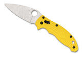 Spyderco Manix 2 Salt Knife C101PYL2 Plain Edge CPM MagnaCut Blade Yellow FRCP