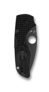 Spyderco Lil' Native Lightweight Knife C230PBBK Black Plain Edge Blade Black FRN