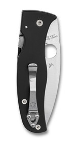 Spyderco Bodacious Folding Knife C263GP Satin CPM-S30V PlainEdge Blade Black G10