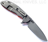 Rick Hinderer Knives XM-24 Spear Point Working Finish S45VN Blade WF L/S Orange G-10