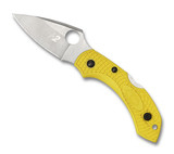 Spyderco Dragonfly 2 Salt Folding Knife C28PYL2 Plain Edge H-2 Blade Yellow FRN