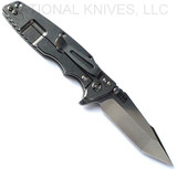 Rick Hinderer Knives Eklipse Harpoon Tanto Knife Stonewash CPM-S45VN Blade Stonewash L/S Translucent Green G-10