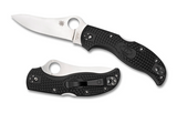 REFERENCE ONLY - Spyderco Stretch C90PBK Folding Knife, 3.5" Plain Edge Blade, Black FRN Handle