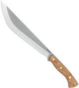 Condor Tool and Knife Hmong machete - shown out of sheath reverse. 1075 steel plain edge blade. Natural Canvas Micarta handle. Model CTK3982-11.5HC. Condor Tool and Knife Hmong machete - shown out of sheath reverse. 1075 steel plain edge blade. Natural Canvas Micarta handle. Model CTK3982-11.5HC.