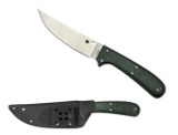 REFERENCE ONLY - Spyderco South Fork Fixed Blade FB30GP S90V Blade Blue/Green