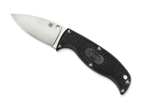 REFERENCE ONLY - Spyderco Enuff Leaf FB31PBK Knife VG-10 Blade Black FRN