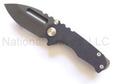 Medford Knives Micro Praetorian folding knife with manual thumb groove - shown open presentation side. Black Oxide D2 steel plain edge blade. G-10 handle with titanium lock side. Model MKTMICPRAGDO-BLK/BB D2 OXIDE.
For reference only. Medford Knives Micro Praetorian folding knife with manual thumb groove - shown open presentation side. Black Oxide D2 steel plain edge blade. G-10 handle with titanium lock side. Model MKTMICPRAGDO-BLK/BB D2 OXIDE.
For reference only.