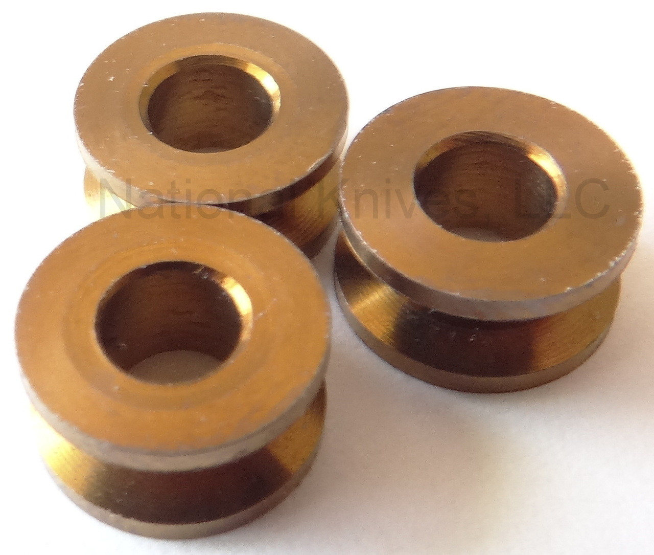 Rick Hinderer Knives Titanium Standoffs Bronze XM18 3.0