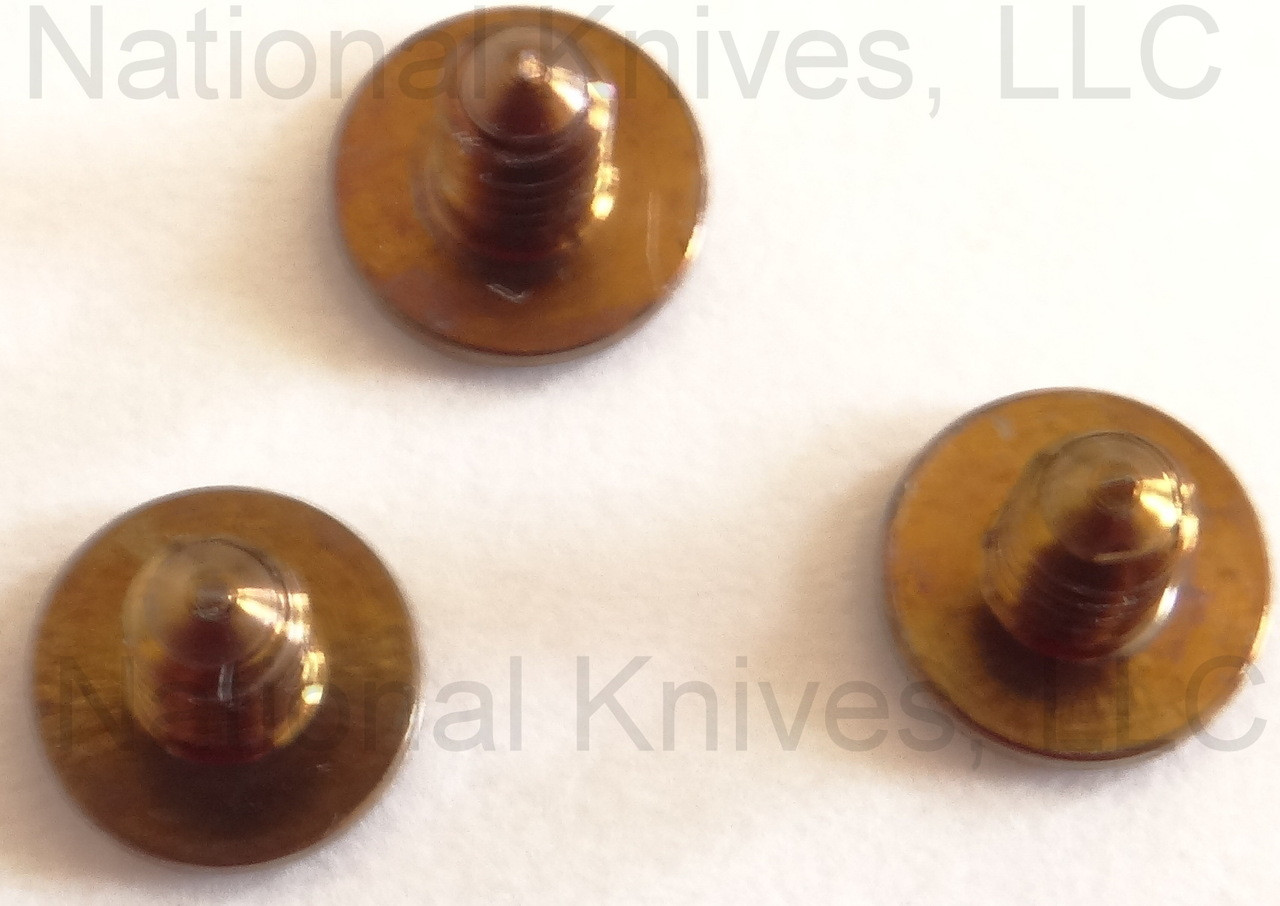 Rick Hinderer Knives Titanium Handle Screws Bronze XM18 3.0