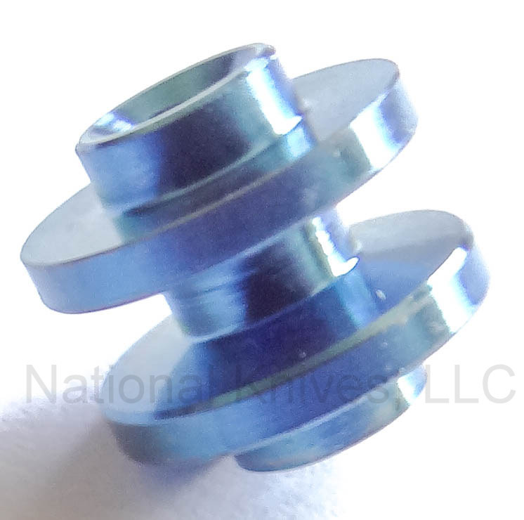 Rick Hinderer Knives Eklipse Standoffs Titanium Stonewash Blue