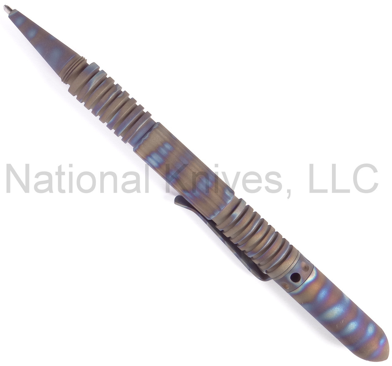 Rick Hinderer Knives Extreme Duty Pen | Titanium | Flame