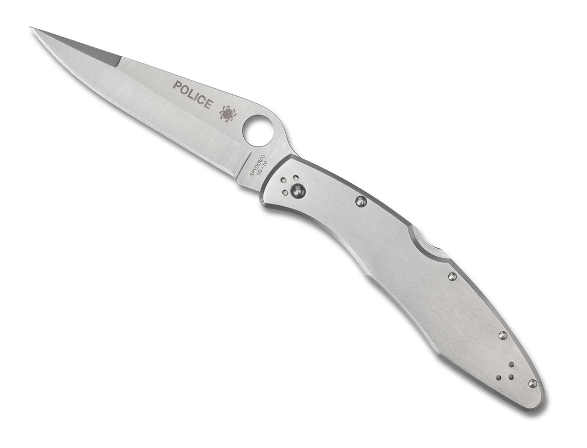 Spyderco Police - Stainless Steel - Serrated Edge - C07S