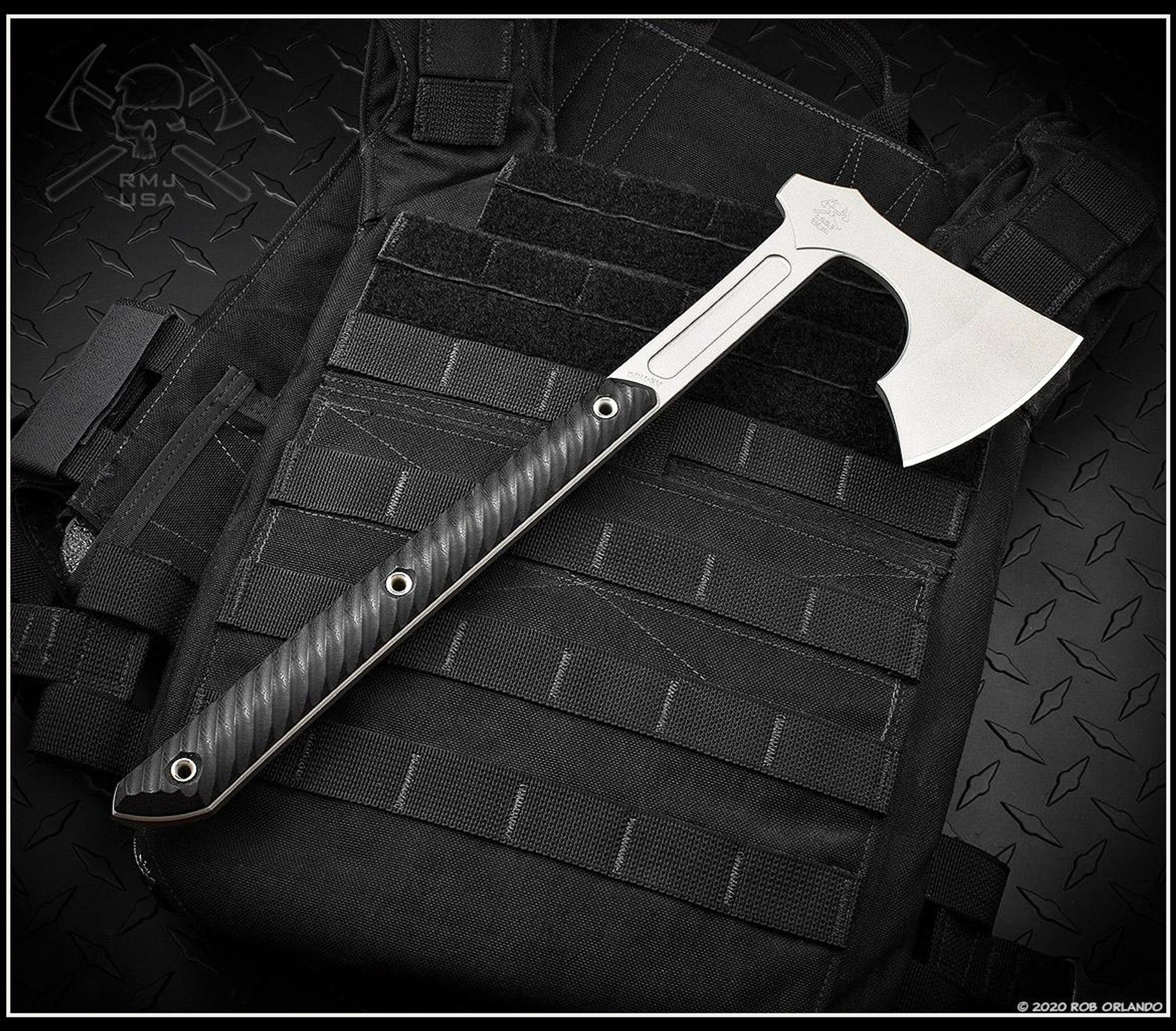 RMJ Tactical 3V Syndicate Raven Tomahawk | National Knives, LLC