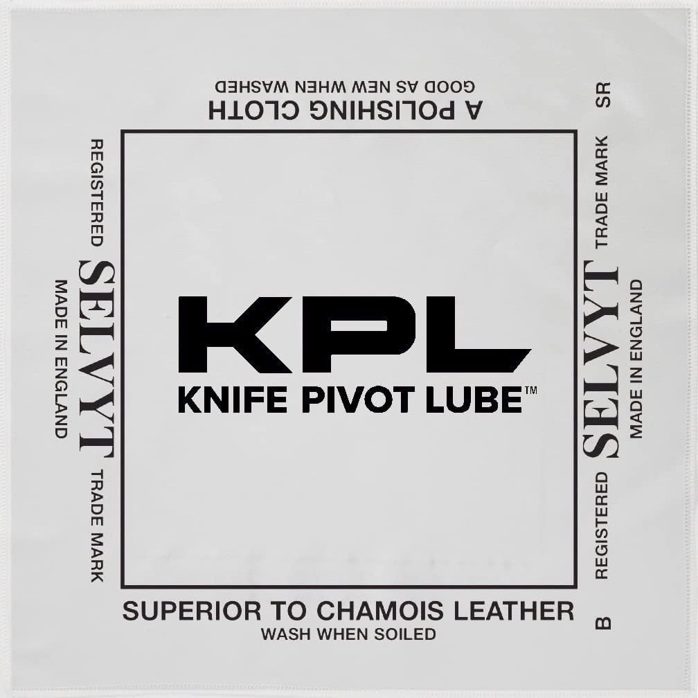 KPL Knife Pivot Lube Ultimate Microfiber Cloth National Knives, LLC