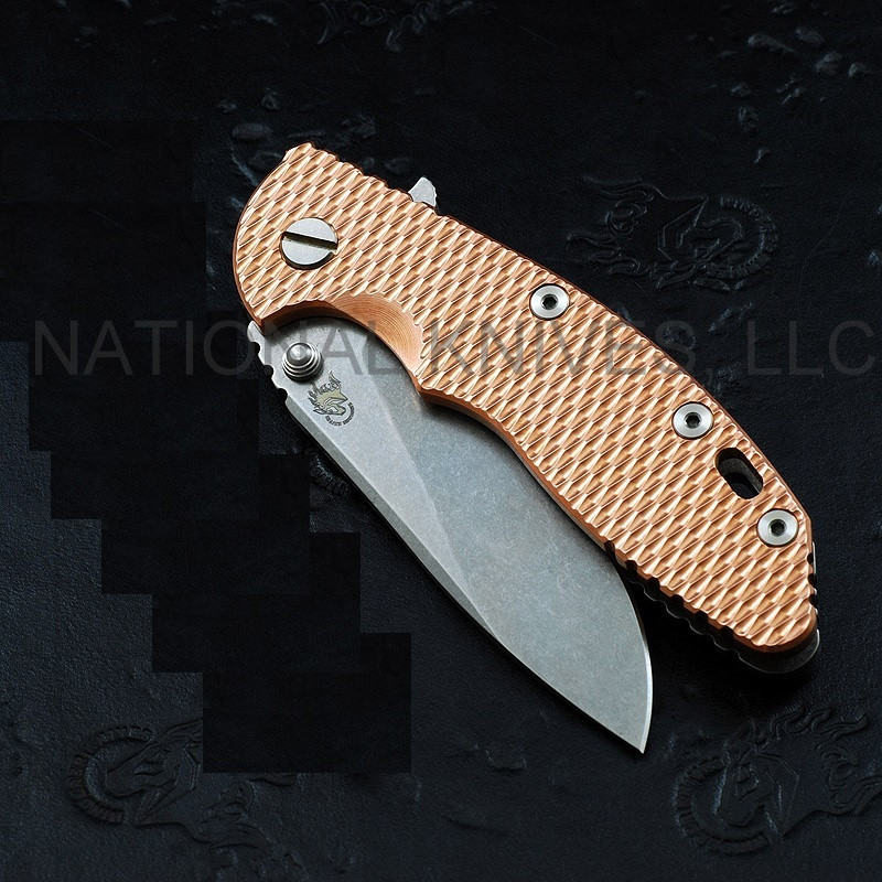 Rick Hinderer Knives Copper Scale XM18 3.5" Textured National
