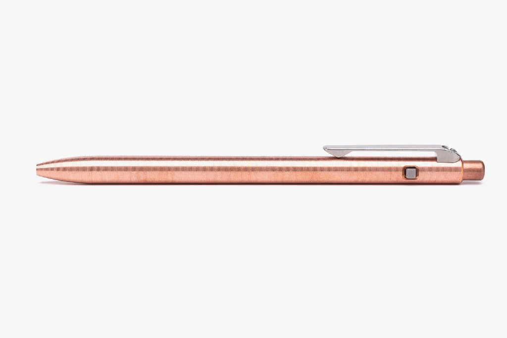 Tactile Turn Slim Side Click Pen | Copper | Standard | National Knives, LLC