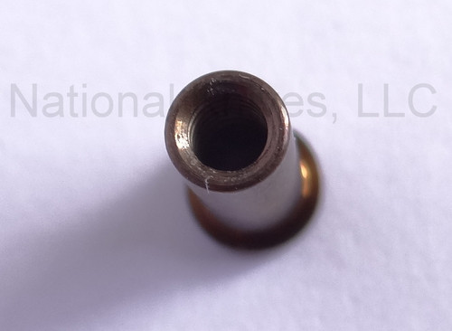 Rick Hinderer Knives Handle Nut Set to fit XM-18 3.0" - close up of reverse.  Stonewash bronze titanium construction.  Model K213110100.