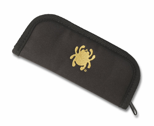Spyderco Large Nylon Zipper Case - shown closed.  Model C12NC.