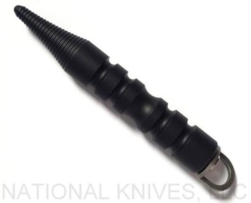 Rick Hinderer Knives Little Kubaton LK-1.  Black aluminum construction.  Model T1001004BK.