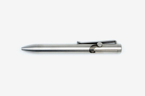 Tactile Turn Bolt Action ink pen.  Overall length is 4.4" and features titanium construction.  Model 10-BA3-TTM-TTM.