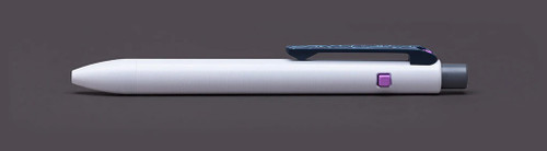 Tactile Turn Seasonal Release Nexus Side Click ink pen - shown retracted.  Nexus themed titanium construction.  Mini length.
For reference only.