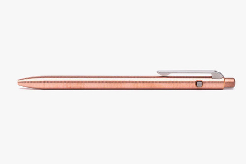 Tactile Turn Slim Side Click ink pen.  Overall length is 5.8" and features copper construction.  Model 10-SS1-COP-TTM.