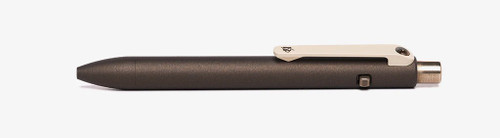 Tactile Turn Side Click ink pen - Seasonal Release Nitro.  Overall length is 4.6" and features titanium construction with a Nitro themed Cerakote finish.  Model 10-SC3-SEA-NIT.