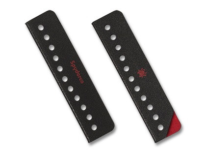 Spyderco Sharpkeeper blade guard to fit blade up to 4.5".  Shown obverse and reverse.  Model SK03.