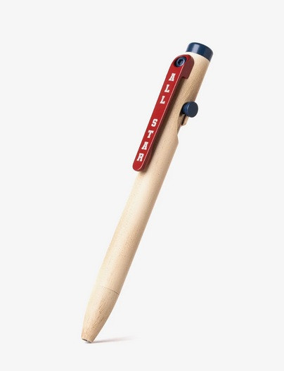 Tactile Turn Slim Bolt Action ink pen - Seasonal Release All Star.  Overall length is 4.4" and features titanium construction with an All Star themed Cerakote finish.  Model 10-SB3-SEA-ALL.