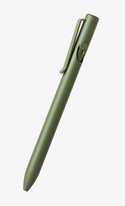 Tactile Turn Tonal Bolt Action ink pen.  Overall length is 5.6" and features Forest Cerakoted titanium construction.  Model 10-BA1-TTM-FOR.
