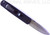 Emerson Knives A-100 SF folding knife with thumb disk - shown open pocket clip side.  Stonewashed 154CM stainless steel plain edge blade.  Black G-10 handle.  Model A-100-SF.