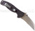 Emerson Knives P-SARK SFS folding knife with thumb disk and Emerson Wave opener - shown open pocket clip side.  Satin 154CM stainless steel combo edge blade.  Black G-10 handle.  Model P-SARK-SFS.
For reference only.
