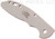 Rick Hinderer Knives XM-18 3.0" Textured G-10 handle scale - reverse shown.  Light Grey color.