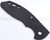 Rick Hinderer Knives Textured G-10 handle scale - reverse.  Fits 3.0" XM-18.  Black color.  Model K010100700-BK.