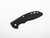 Rick Hinderer Knives XM-18 3.5" Textured G-10 handle scale - obverse shown.  Black color.