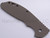 Rick Hinderer Knives XM-24 Textured G-10 handle scale - reverse shown.  Flat Dark Earth (FDE) color.