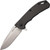 Zero Tolerance 0566CF assisted opening folding knife with a flipper tab - open - logo side.  Satin 3.25" S35VN stainless steel plain edge blade.  Black carbon fiber handle with a stainless steel lock side.  Model 0566CF.
For reference only.