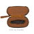 Zero Tolerance ZT Single-Knife Pouch Leather - open case with knife (not included) shown.  Brown Leather construction.  Model POUCHZT26.