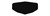 Zero Tolerance Knives ZT Badge Woven Patch - reverse shown.  Constructed of black and gray fabric.  Model ZTPATCHSNSW.