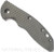 Rick Hinderer Knives Textured Titanium handle scale to fit XM-18 3.5" folding knife - shown obverse.  Working Finish.  Model SXM35TI.